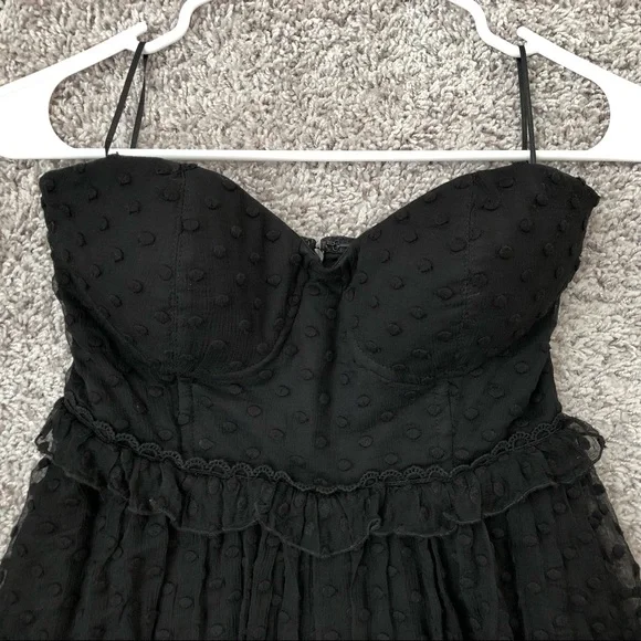 BNWT✨Spell & the Gypsy Collective Mira Bustier Rara MiniDress Small Black - Picture 3 of 4